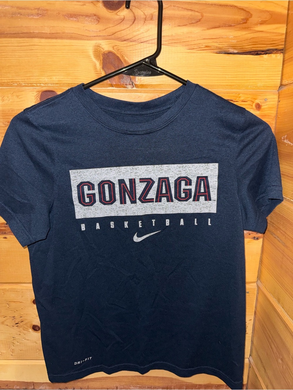 Nike Navy Gonzaga Basketball Short Sleeve Tee